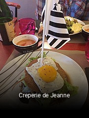 Creperie de Jeanne plan d'ouverture