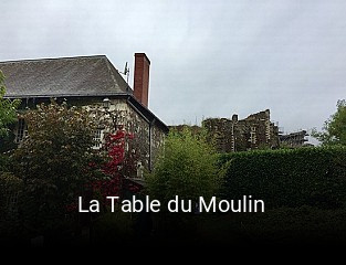 La Table du Moulin heures d'affaires