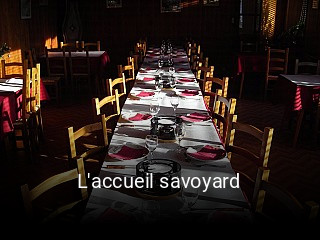 L'accueil savoyard plan d'ouverture