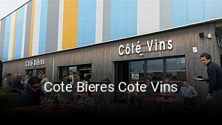 Cote Bieres Cote Vins ouvert