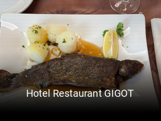 Hotel Restaurant GIGOT heures d'affaires