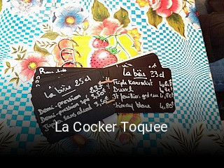 La Cocker Toquee heures d'ouverture