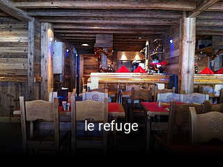 le refuge plan d'ouverture