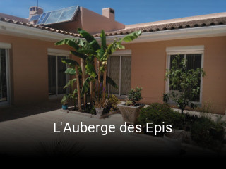 L'Auberge des Epis heures d'ouverture