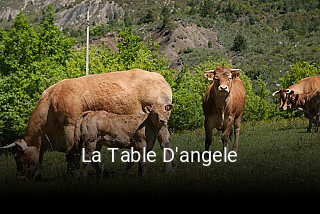 La Table D'angele ouvert