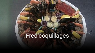 Fred'coquillages heures d'ouverture