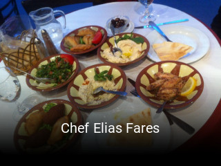 Chef Elias Fares heures d'ouverture