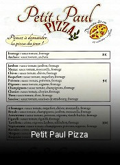 Petit Paul Pizza heures d'ouverture