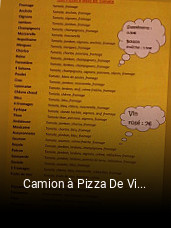 Camion à Pizza De Villette D'anthon heures d'affaires