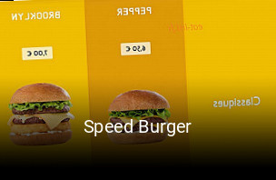 Speed Burger heures d'affaires