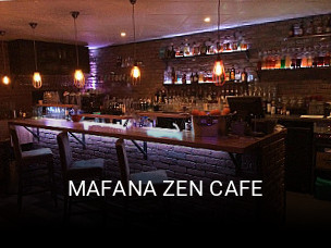 MAFANA ZEN CAFE heures d'ouverture