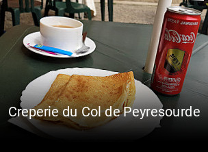 Creperie du Col de Peyresourde plan d'ouverture