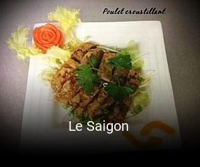 Le Saigon plan d'ouverture