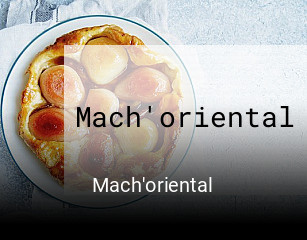 Mach'oriental plan d'ouverture