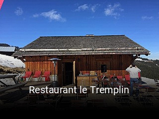 Restaurant le Tremplin heures d'affaires