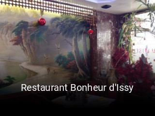 Restaurant Bonheur d'Issy ouvert