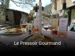 Le Pressoir Gourmand plan d'ouverture