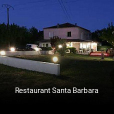 Restaurant Santa Barbara plan d'ouverture