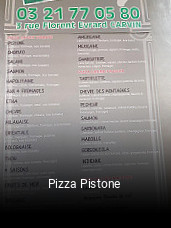 Pizza Pistone plan d'ouverture