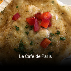 Le Cafe de Paris plan d'ouverture