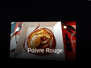 Poivre Rouge heures d'ouverture