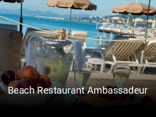 Beach Restaurant Ambassadeur heures d'ouverture