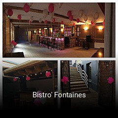 Bistro' Fontaines ouvert