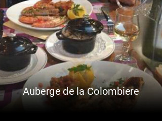 Auberge de la Colombiere heures d'affaires