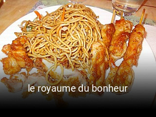 le royaume du bonheur ouvert