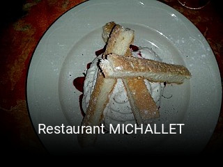 Restaurant MICHALLET heures d'affaires