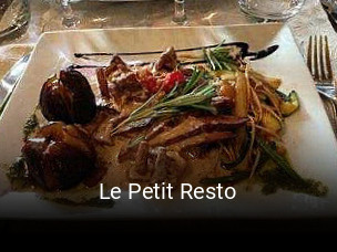 Le Petit Resto plan d'ouverture