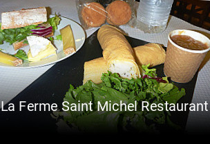 La Ferme Saint Michel Restaurant plan d'ouverture