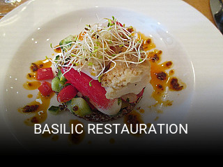 BASILIC RESTAURATION ouvert