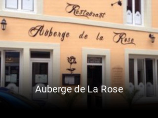 Auberge de La Rose ouvert