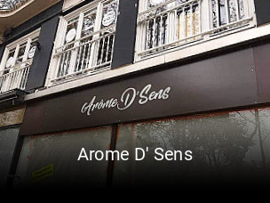 Arome D' Sens heures d'ouverture