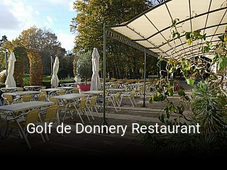 Golf de Donnery Restaurant heures d'ouverture