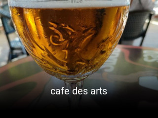 cafe des arts ouvert