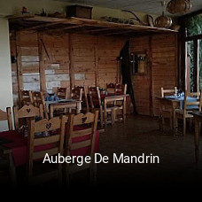 Auberge De Mandrin plan d'ouverture