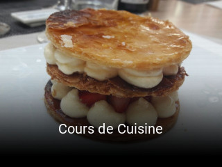 Cours de Cuisine ouvert